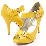 Anne Michelle Addict03 Pumps Yellow 7 Yellow