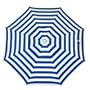 6ft Deluxe Cabana Striped Beach Umbrella with Tilt & Vent
