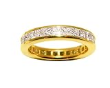 CHANNEL-SET PRINCESS-CUT DIAMOND RING 3.00 CT