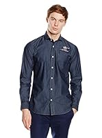 Galvanni Camisa Hombre (Azul Oscuro)