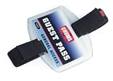 ID Identification Arm Badge Holder with Easy Velcro Strap for Quick Adjustment