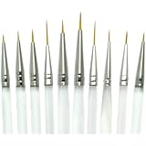 Aqualon Royal and Langnickel Short Handle Paint Brush Set, Detail, 10-Piece