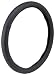 BLACK LEATHER STEERING WHEEL COVER
