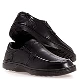 Morenza Mens Dress Casual Slip On Synthetic Dress Oxford Oxfords Shoes