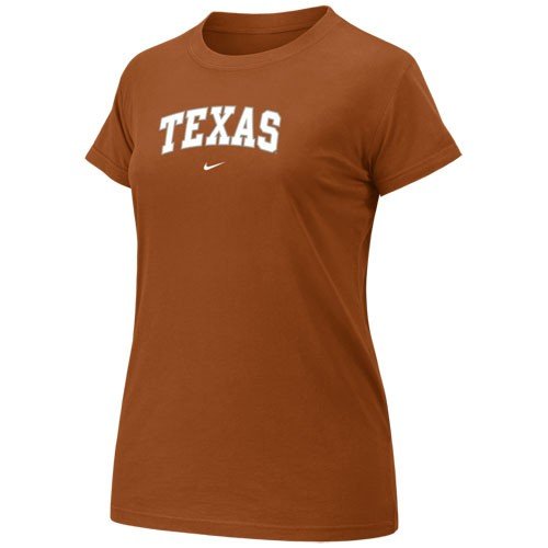 Nike Texas Longhorns Orange Ladies Arch Crew T-shirt