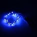 BINZET 10ft 30 LEDs Blue Starry Starry Light String Light 3xAA Battery Powered Flexible Indoor String Lights Wedding Party Light