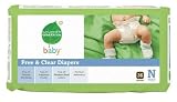 Seventh Generation Free and Clear Baby Diapers (Pack of 4)