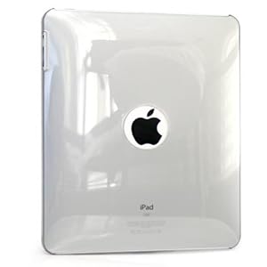 Kroo Apple iPad Black Crystal Case Bundled with USB Data Sync Cable, Travel Charger, Earphones and Screen Protector