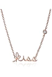 Shy by SE Diamond "Kiss" Necklace