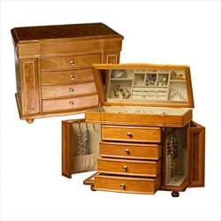 Josephine Mele & Co 0076011 Jewelry Box in Oak