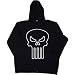 Search : Punisher Glow Line Logo Glow in the Dark Mens Zip Front Hooded Sweatshirt