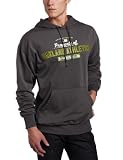MLB Men's Oakland Athletics Property Of Long Sleeve Hooded Fleece Pullover (Pro Granite, Large)