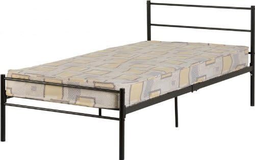 Devon 3' Bed in Black by DPP British