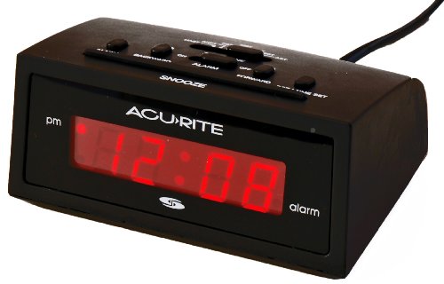 ACU-RITE 13002 Challenger LED Alarm Clock-Black