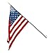 Classroom Flags On Staff - USA Rayon 16 in. x 24 in.