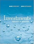 Investments: Analysis and Behavior with SAndP bind-in card