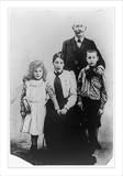Historic Print (XL): [Capt. Alfred Dreyfus, full-length portrait, standing, facing front, with wife(?) and tw