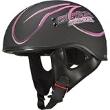 GMAX GM55 Pink Ribbon Rider Half Helmet