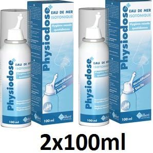 Physiodose spray 2X100 ML Isotonic Sea Water suitable for Babies and adults