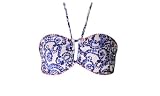 Be Creative Blue Halter Bandeau Swimsuit Top