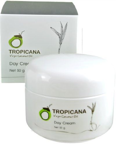 Beauty Set : 2 Units of Tropicana Virgin Coconut Oil Day Cream 50g. [Free Facial Hair Epicare Spring A1Remover]