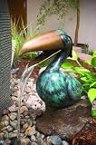 Spitters : Brass Toucan Spitter by Aquascape (LOWER PRICES for 2010!) Large Brass Toucan Spitter - 98366