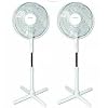 2 X 16 Electric Cooling Oscillating Pedestal (Stand) Fan