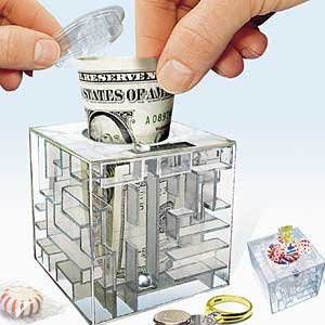 Childrens Toyshop  Toys : Money Maze Bank Puzzle