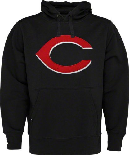 Cincinnati Reds Black Signature Hooded Sweatshirt