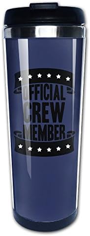 Irony OFFICIAL CREW MENBER 304+ABS Stainless Steel Travel Tumbler Coffee Mug (400ml)