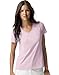 Hanes Women's Nano- V-Neck T-Shirt Pale Pink XXX-Large