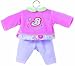 Pastel Pants Set, fits 12 inch baby dolls