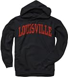 Louisville Cardinals Black Arch Hooded Sweatshirt