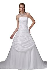 Strapless Taffeta Beaded Mesh Applique Evening Dress 