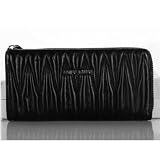 <平行輸入品>【アウトレット品】ミュウミュウ 財布 MIUMIU 長財布 レザー デニム カラー:miu004