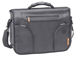 Microsoft Edge Messenger Bag for 17.3" Laptops (Orange Trim)