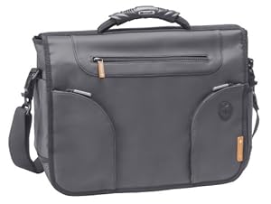 Microsoft Edge Messenger Bag for 17.3 Laptops (Orange Trim): Computers & Accessories