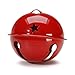 Darice Jingle Bell Red with Star Cutouts 2.75 inches (6-Pack) 10705