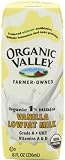 Organic Valley 1% Vanilla Lowfat Milk, 8-Ounce Aseptic Carton (Pack of 12)