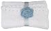 Handmade Lightweight and Soft Baby Blanket - Crystal White (100% Hand-crocheted)