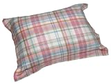 Pinzon 160 Gram Yarn-Dyed Flannel Standard Sham, Pink Plaid