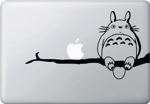 Totoro on Branch Apple Macbook Vinyl Decal Laptop Sticker Skin