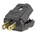 Leviton 2 Wire Plug, Light Duty, Polarized, Brown #015-00101-00P