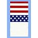 Stars and Stripes Patriotic Paper Tablecover