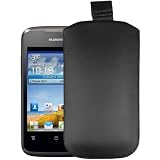 mumbi Tasche Huawei Ascend Y200 Leder H�lle Etui - Lasche mit Ausziehhilfevon "mumbi�"