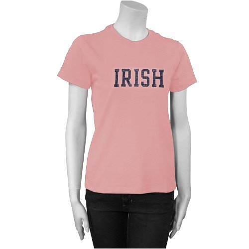 Buy Champion Notre Dame Fighting Irish Pink Ladies Team Name T-shirt by Champion