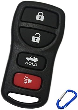 Infiniti Keyless Replacement Lzki 4 Keyless Entry Remote Clicker Transmitter Keyless Option Button Control Key Fob Repair Case Cover Shell for NISSAN Maxima/Altima350Z