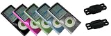 Aluminum Insert Hard Shell Polycarbonate Crystal Case Cover for the New Apple iPod Nano Nano-Chromatic 4th Generation 8gb 16gb + Bonus Young Micro Shoe Silicone Pouch for Nike+ Nike Plus Sensor (Nano Chromatic Not Included)
