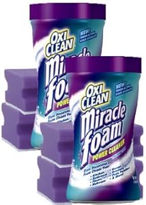 OxiClean Miracle Foam, GRIME & STAIN DISSOLVER! POWERFUL, DEEP CLEANING FORMULA! MAGIC CLEAN!