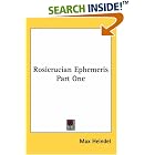 Click here to buy  Rosicrucian Ephemeris Part One  by Max Heindel.
